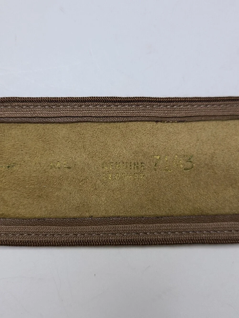 NWT Infinity Brown Green Genuine Leather Wrap Vintage Belt